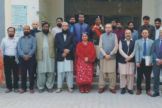 Worthy Vice Chancellor Prof. Dr. Muhammad Kamran paid a visit to the IUB Bahawalnagar campus