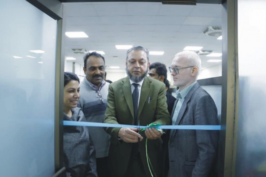 Inauguration of newly established laboratory for MAHSA project at the Baghdad ul Jadeed Campus, IUB