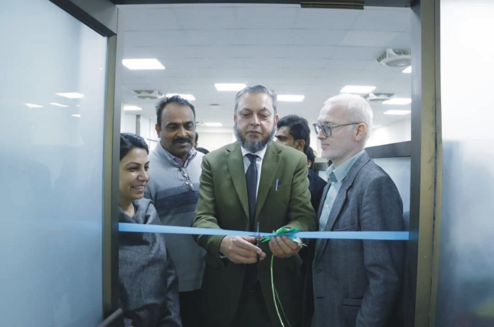 Inauguration of newly established laboratory for MAHSA project at the Baghdad ul Jadeed Campus, IUB