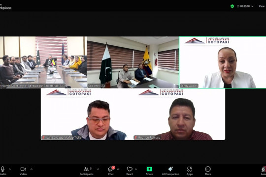 MoU between the Islamia University of Bahawalpur and the Instituto Superior Universitario Cotopaxi, Latacunga, Ecuador