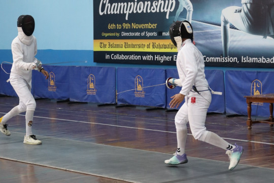 HEC All Pakistan Intervarsity Fencing (Men) Championship 2025-26 held at the IUB.