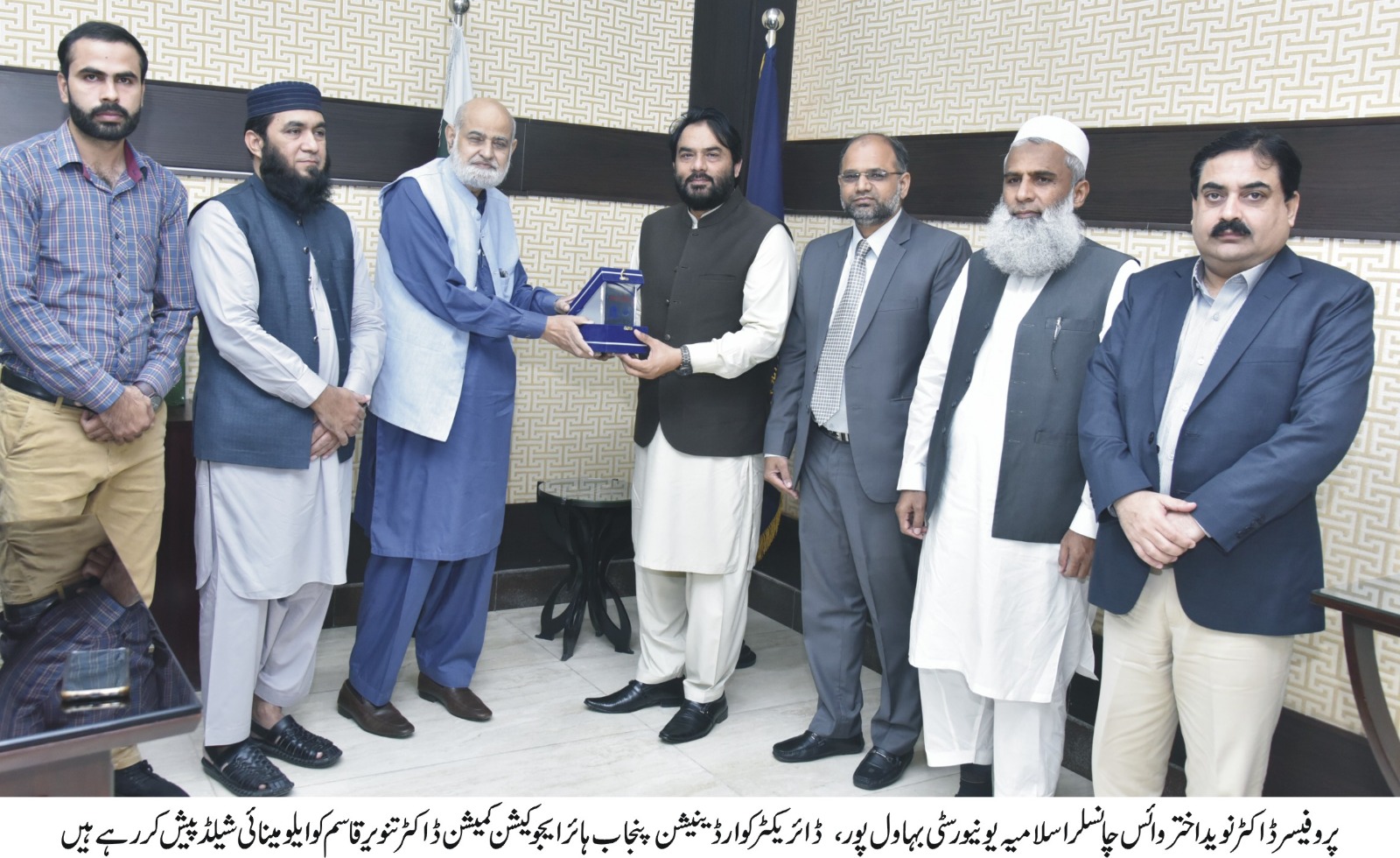 Director Coordination PHEC Dr. Tanveer Qasim and PRO University of Home Economics Lahore Dr. Akmal Soomro visited IUB