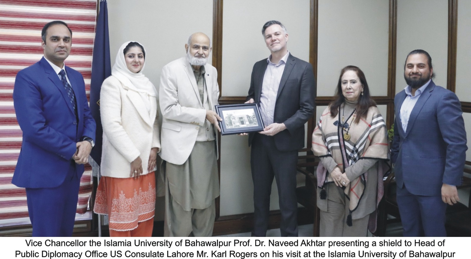 A team of US Consulate Lahore comprising of public diplomacy team visited the Islamia University of Bahawalpur.
