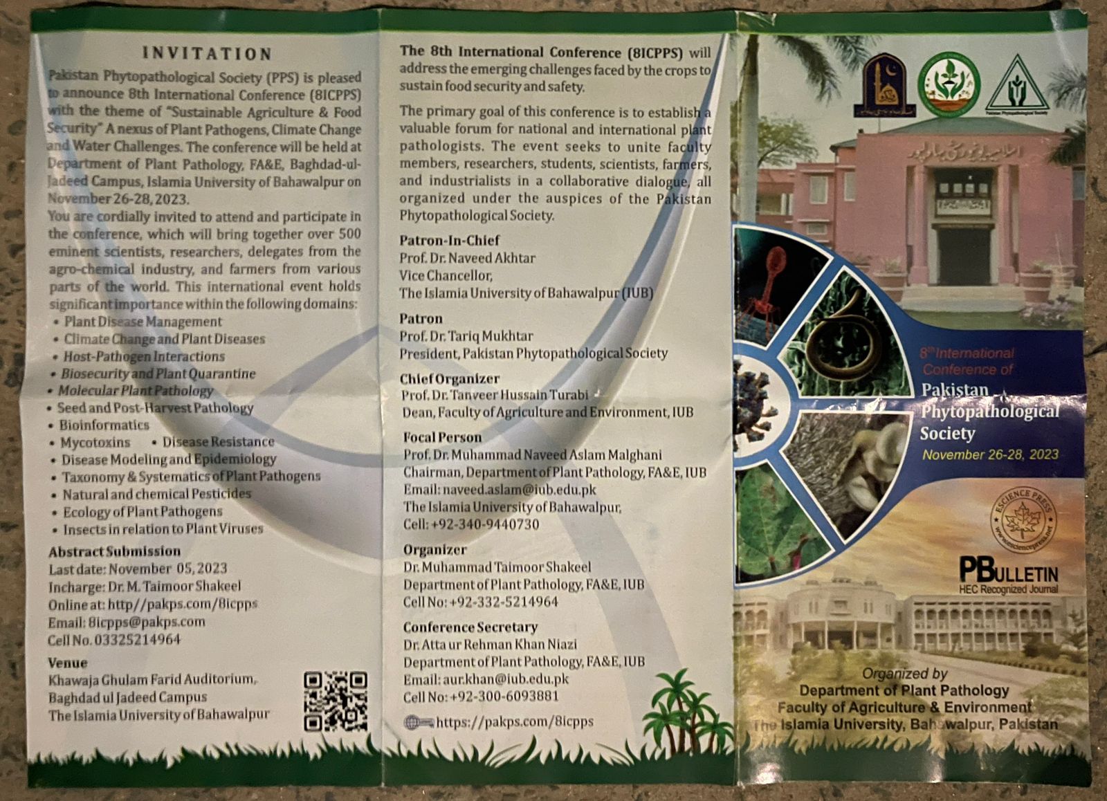 8th International Conference of Pakistan Phytopathological Society – 2nd Pre Conference Mentoring Program