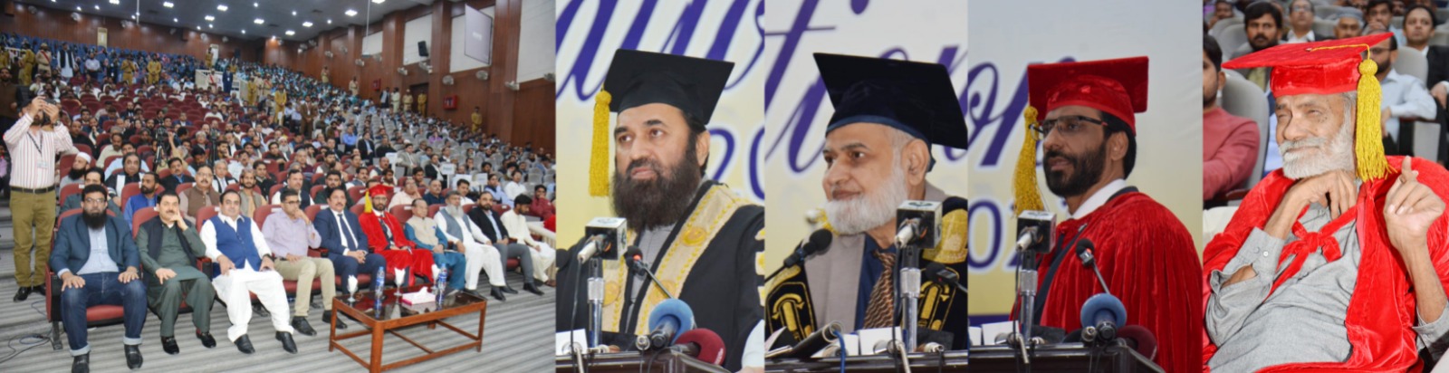 Journalist Mr. Javed Chaudhry and Poet Mr. Shafi Shakir Shuja Abadi were awarded honorary PhD degrees by IUB