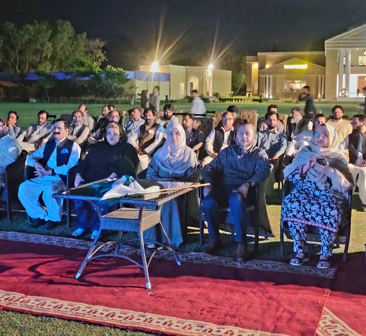 Honorable Vice Chancellor Prof. Dr. Muhammad Kamran joined the live telecast of DG ISPR