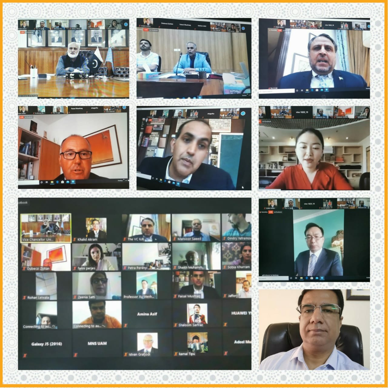 Worthy Vice Chancellor participated in International Webinar on Opening of Educational Institutes post Covid 19 Pandemic