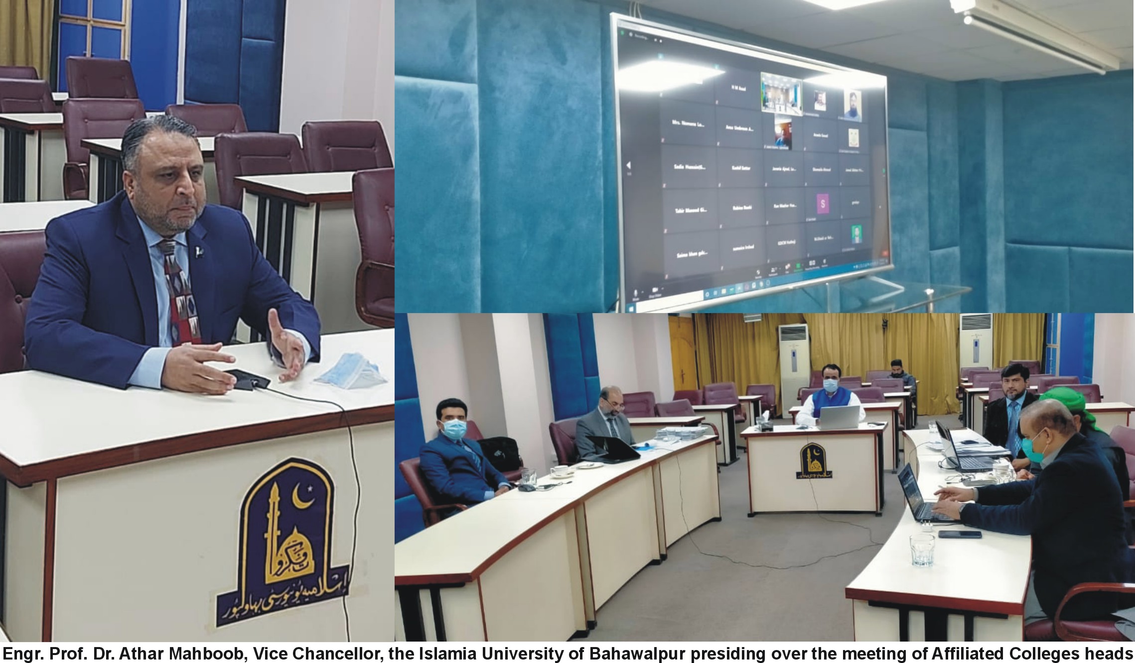 Worthy Vice Chancellor addressed meeting of Affiliated Colleges Heads