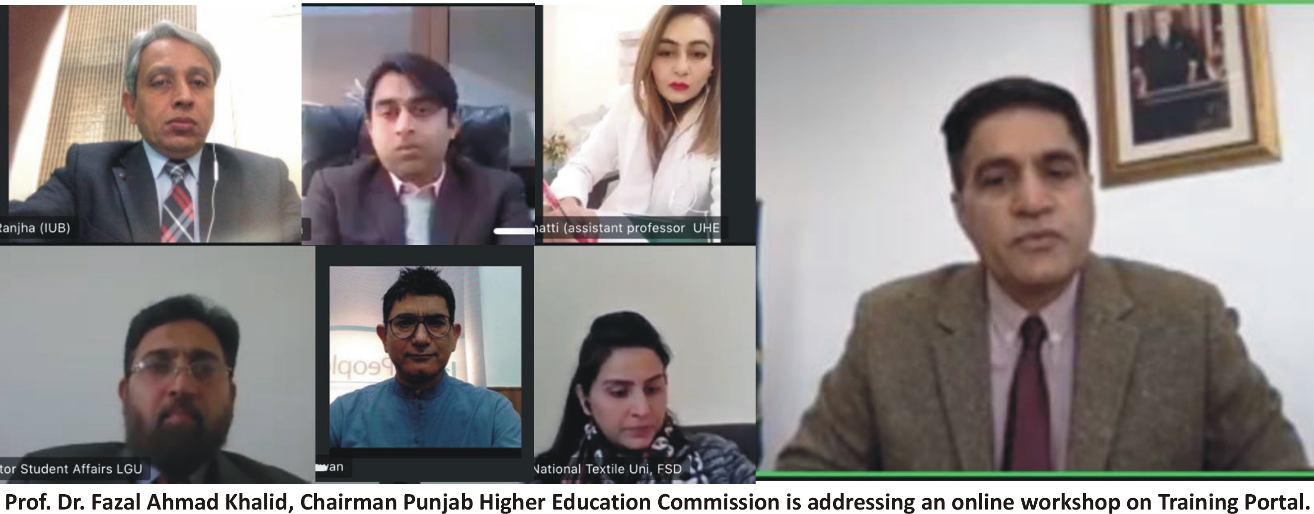 Online Training Workshop on ‘Higher Education Portal (HEP),