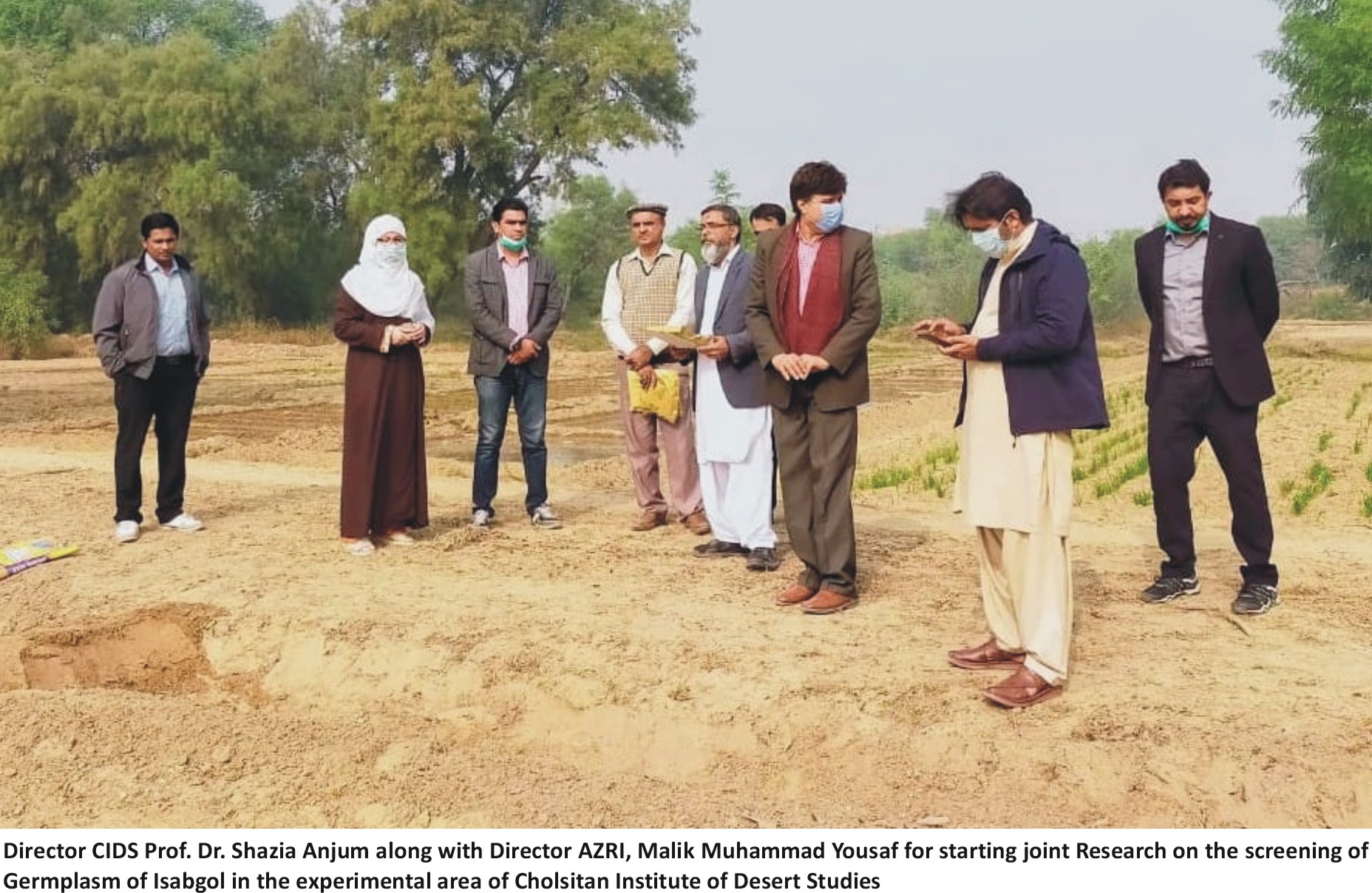 Arid Zone Research Institute (AZRI) and CIDS IUB have started a joint Research