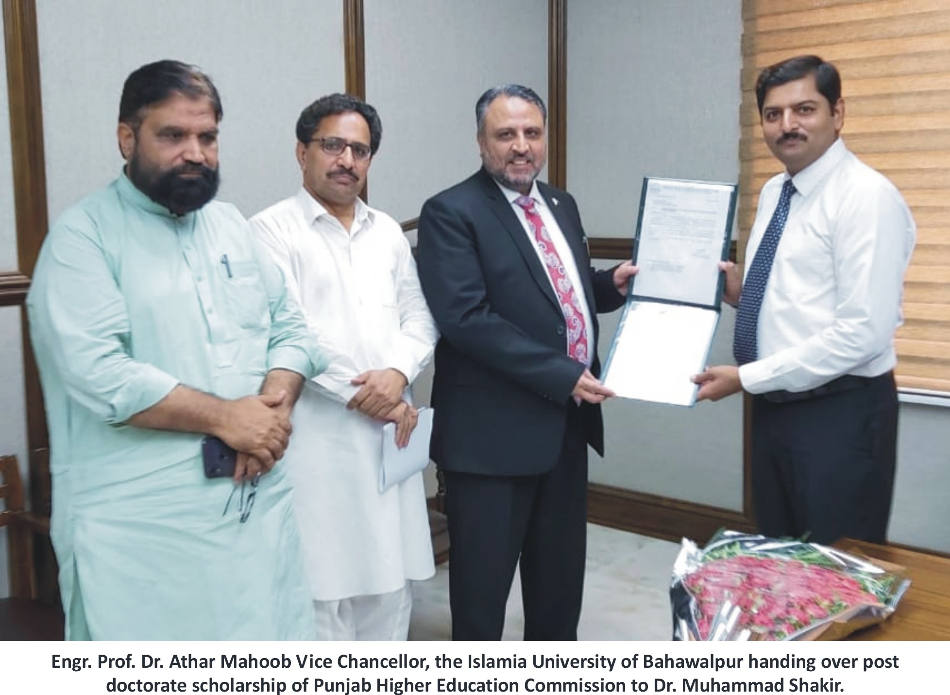 IUB Faculty Memebr Won International Post Doctorate Scholarship