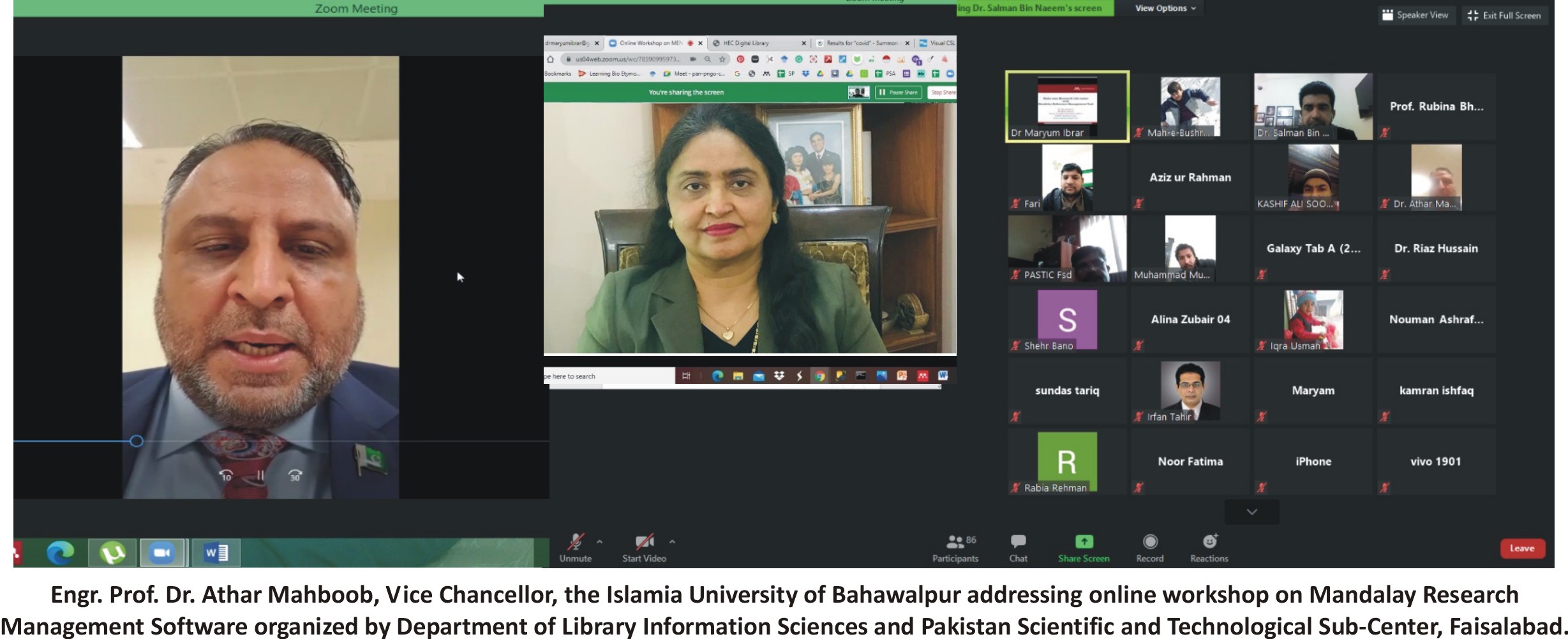 Online Workshop on Mendeley- Reference Management Software for faculty members