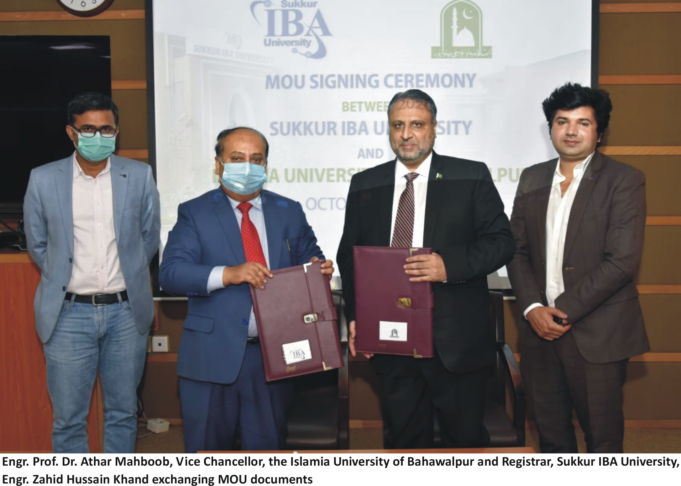 IUB and IBA Sukkar join hands to promote teaching and research