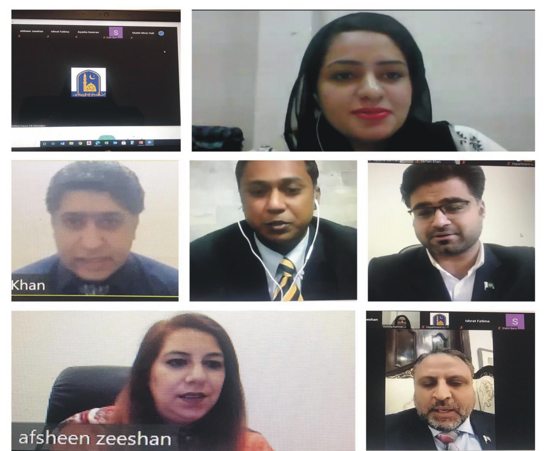 IUB organized a webinar on China's Belt & Road Initiative