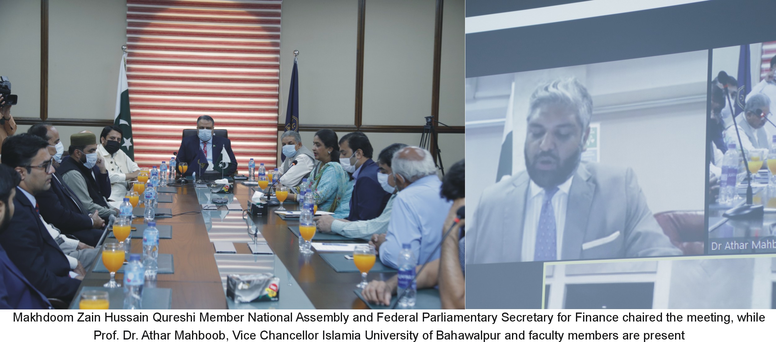 A Meeting Session, Right to Information Day, a session under the Chairmanship of Makhdoom Zain Hussain Qureshi