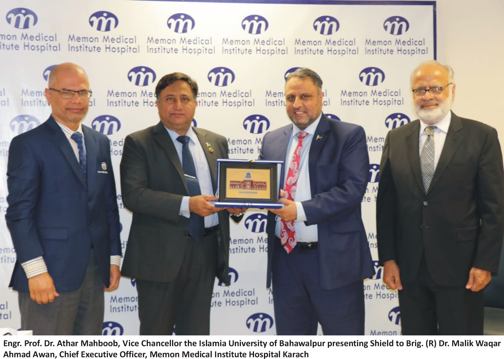 Worthy Vice Chancellor visit Memon Medical Institute Hospital and Memon College of Nursing Karachi