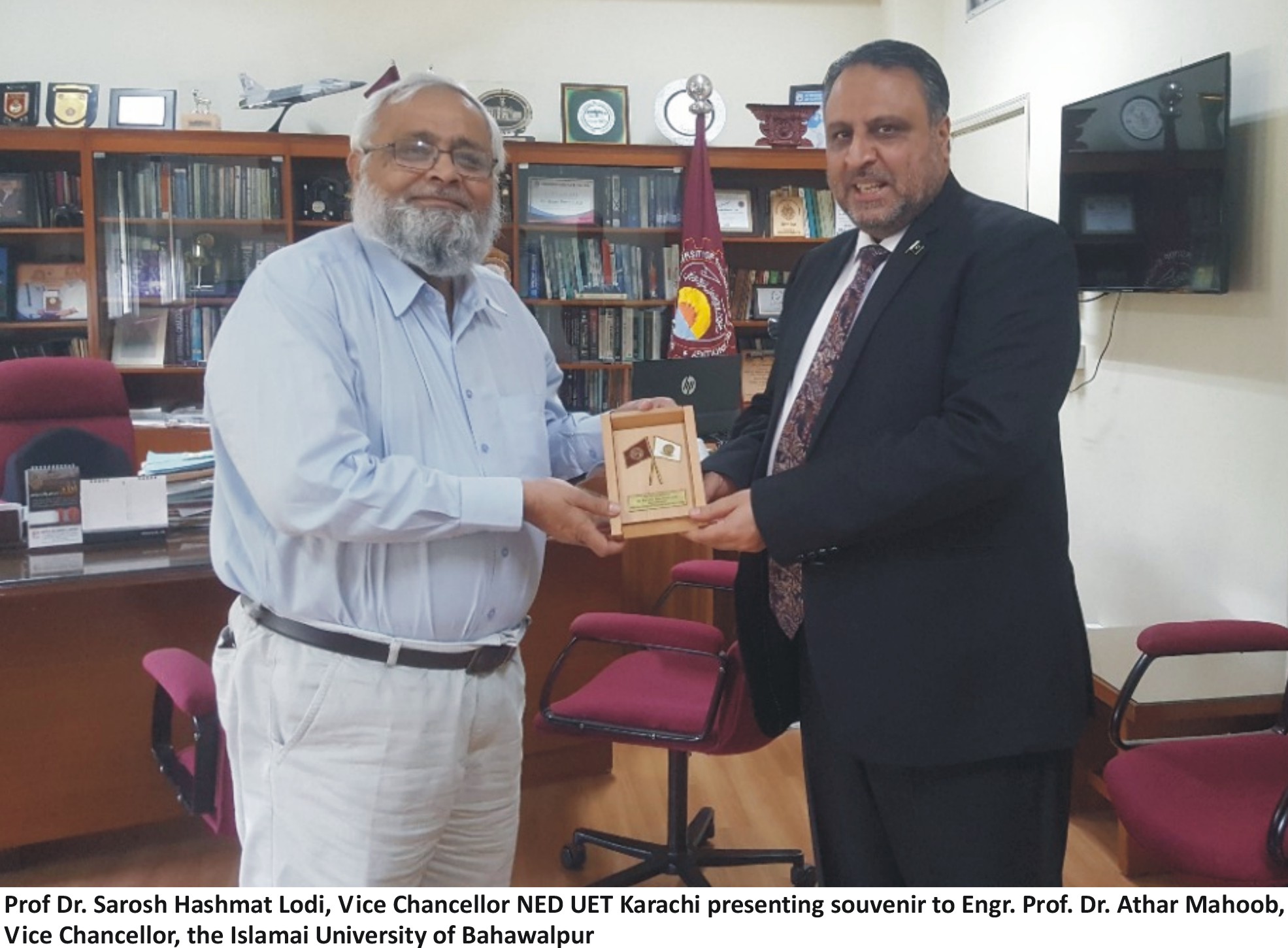 Worthy Vice Chancellor visits NED UET Karachi