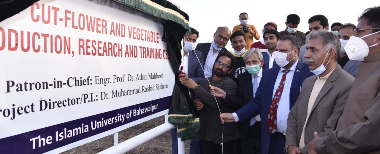 Inaugural Ceremony of the Project Cut-Flower and Vegetable Production, Research and Training Cell