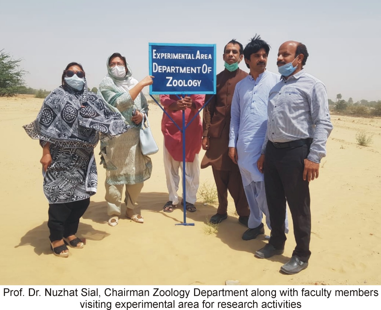 Prof. Dr. Nuzhat Sial thanked the Vice Chancellor, Engr. Prof. Dr. Athar Mahboob