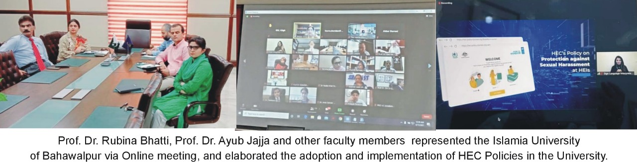 HEC has launched e-courses on its policies on “Protection against Sexual Harassment in Higher Education Institutions