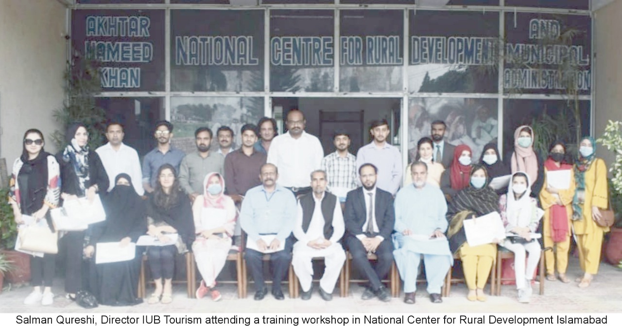 Director IUB Dost Participated in the National Center for Rural Development Islamabad