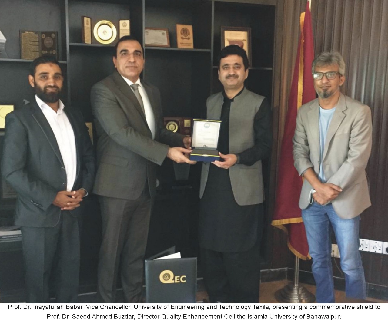 QEC, IUB conducted a Orientation/Training  session for the Faculty and Officers of UET, Taxila