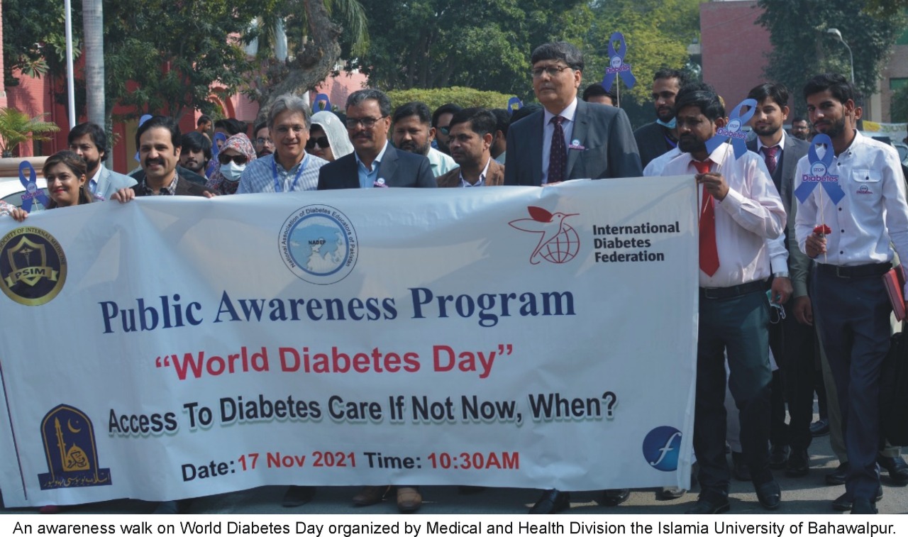 Awareness seminar on World Diabetes Day organized at IUB