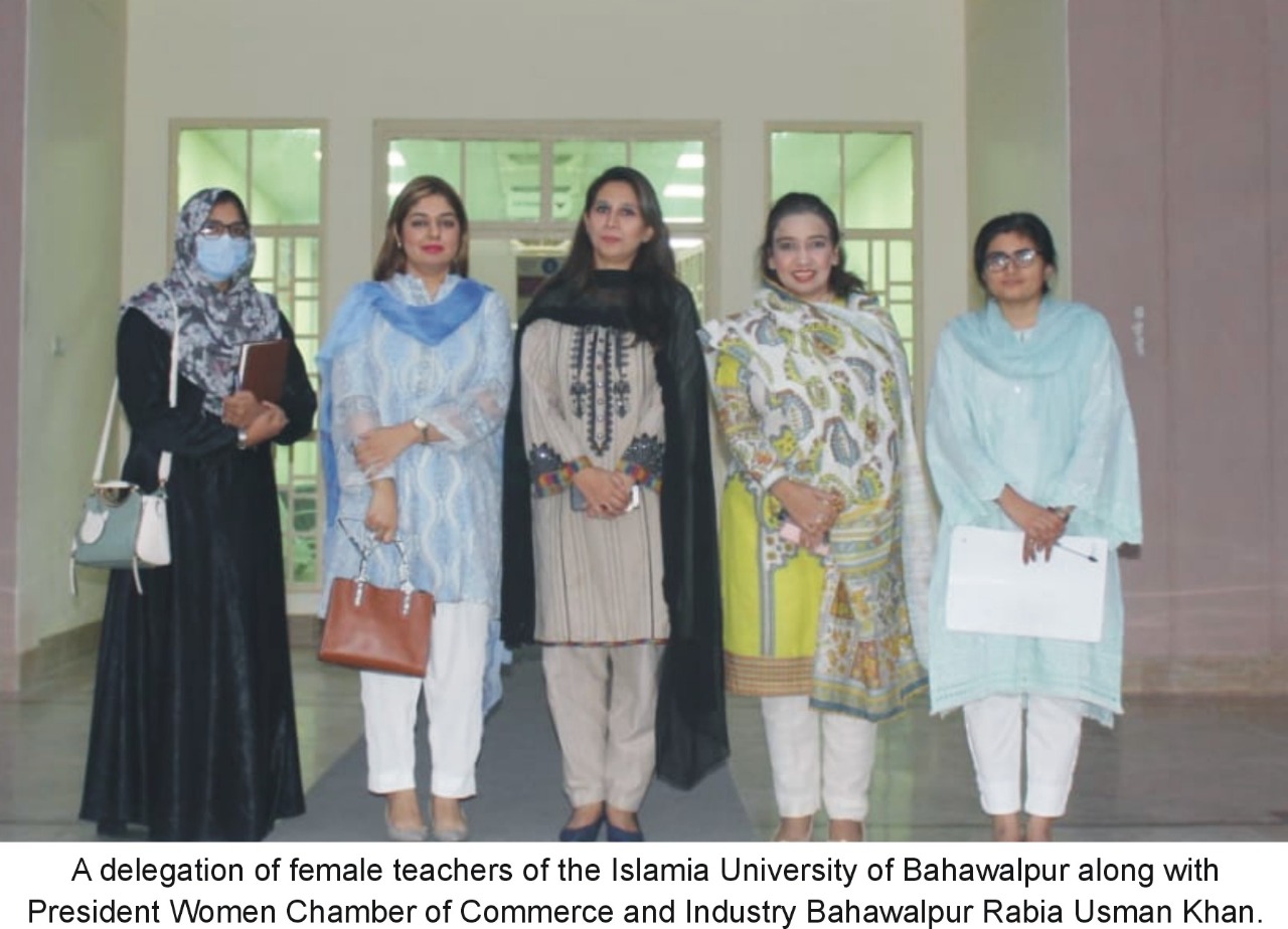 A Delegation of Female Faculty Members met with President Women Chamber of Commerce and Industry Bahawalpur