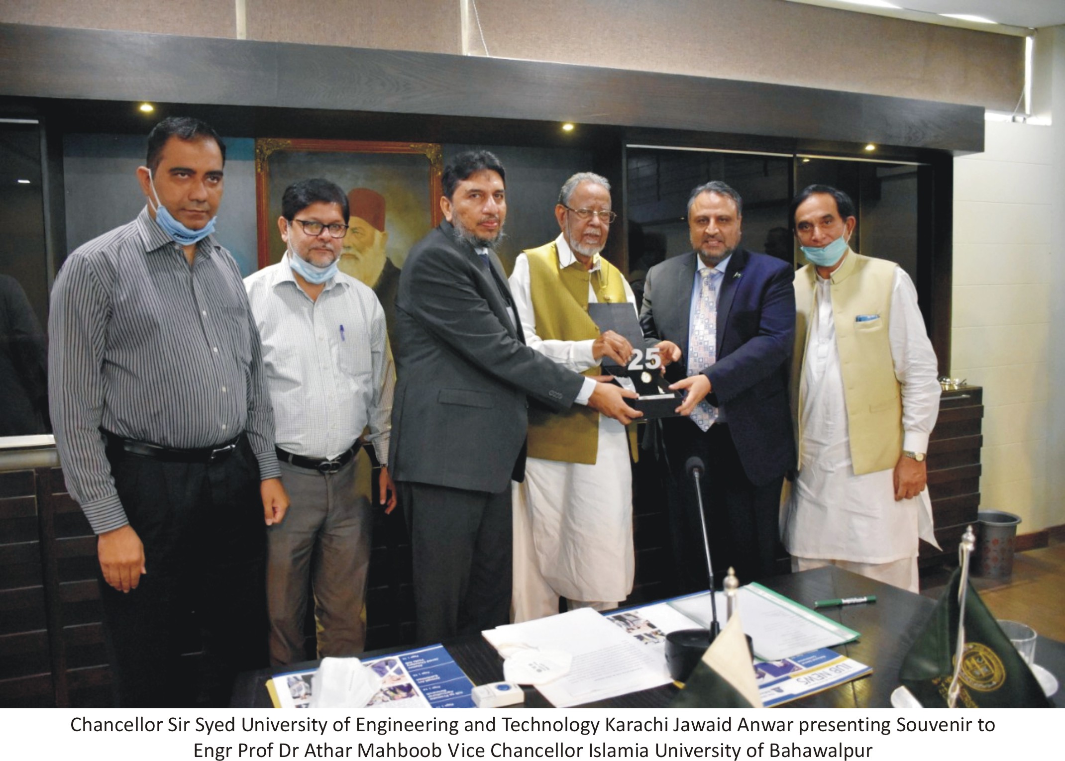 Worthy Vice Chancellor visits Sir Syed University of Engineering and Technology Karachi