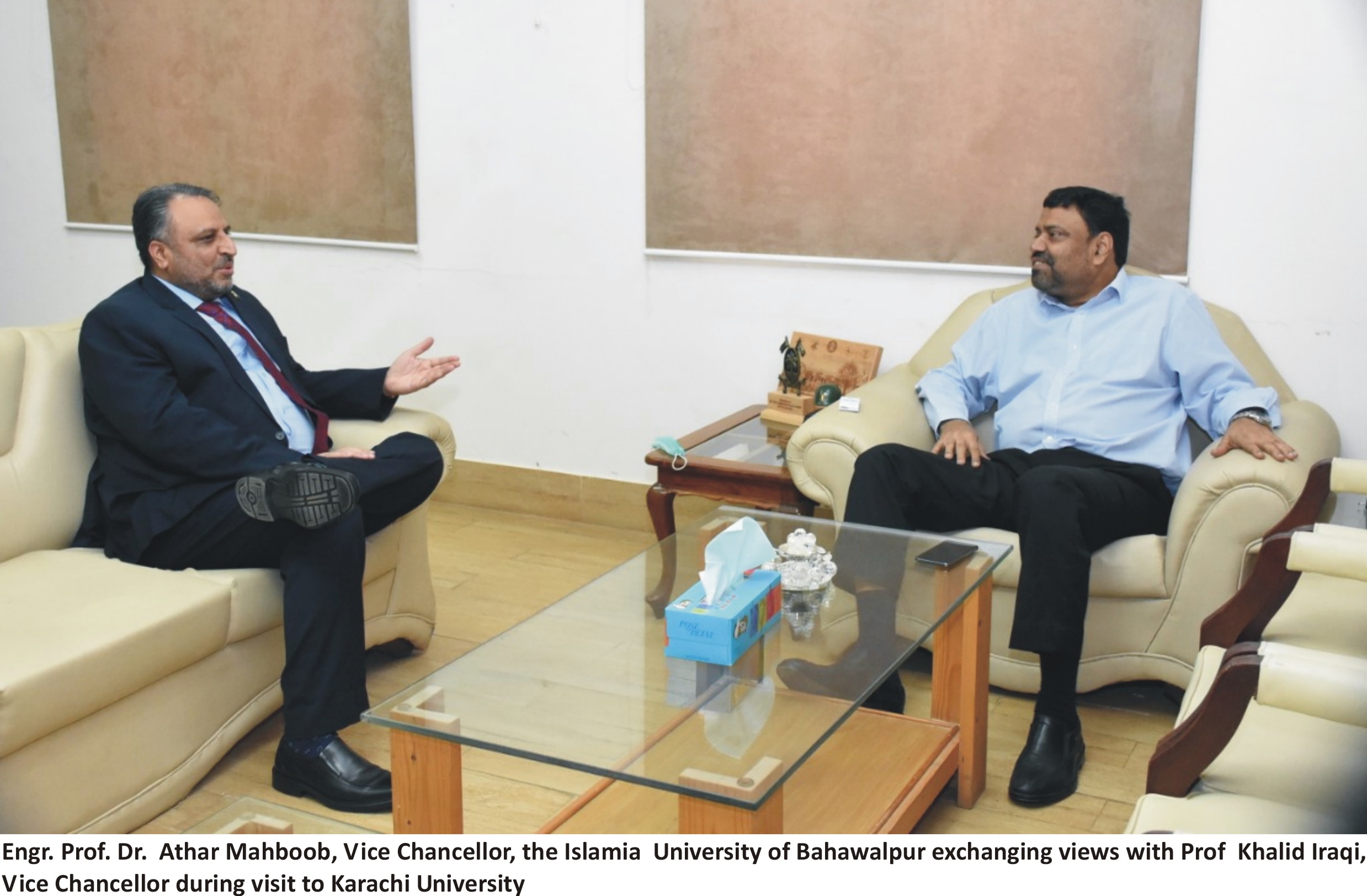 Worthy Vice Chancellor visits University of Karachi